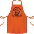 Capybara Appreciation Day Cotton Apron 100% Organic Orange