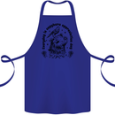 Capybara Appreciation Day Cotton Apron 100% Organic Royal Blue