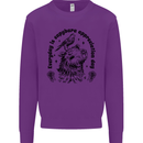 Capybara Appreciation Day Kids Sweatshirt Jumper Purple