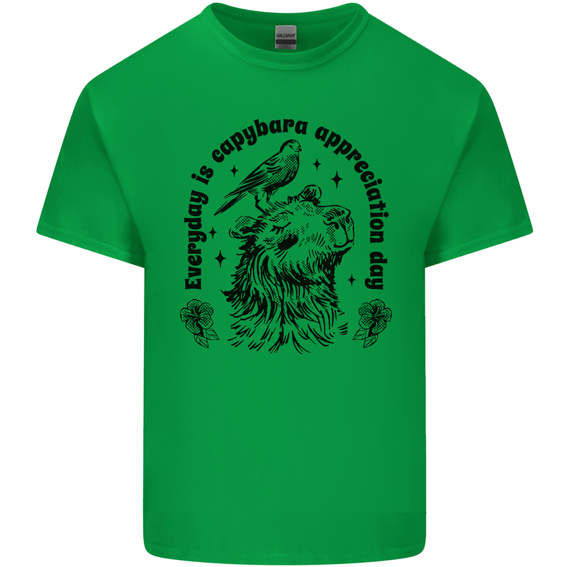Capybara Appreciation Day Kids T-Shirt Childrens Irish Green