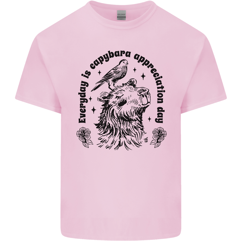 Capybara Appreciation Day Kids T-Shirt Childrens Light Pink