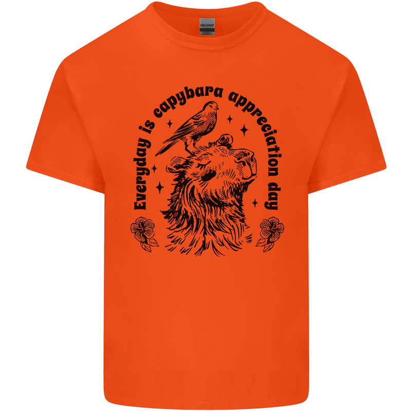 Capybara Appreciation Day Kids T-Shirt Childrens Orange