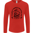 Capybara Appreciation Day Mens Long Sleeve T-Shirt Red