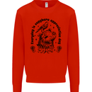 Capybara Appreciation Day Mens Sweatshirt Jumper Bright Red