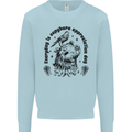 Capybara Appreciation Day Mens Sweatshirt Jumper Light Blue