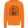 Capybara Appreciation Day Mens Sweatshirt Jumper Orange