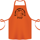 Capybara Be Cappy Funny Cotton Apron 100% Organic Orange