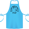 Capybara Be Cappy Funny Cotton Apron 100% Organic Turquoise