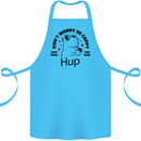 Capybara Be Cappy Funny Cotton Apron 100% Organic Turquoise