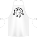 Capybara Be Cappy Funny Cotton Apron 100% Organic White