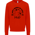 Capybara Be Cappy Funny Kids Sweatshirt Jumper Bright Red
