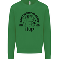 Capybara Be Cappy Funny Kids Sweatshirt Jumper Irish Green
