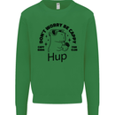 Capybara Be Cappy Funny Kids Sweatshirt Jumper Irish Green