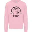 Capybara Be Cappy Funny Kids Sweatshirt Jumper Light Pink