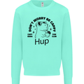 Capybara Be Cappy Funny Kids Sweatshirt Jumper Peppermint