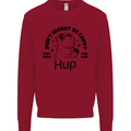 Capybara Be Cappy Funny Kids Sweatshirt Jumper Red