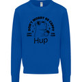 Capybara Be Cappy Funny Kids Sweatshirt Jumper Royal Blue