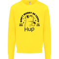 Capybara Be Cappy Funny Kids Sweatshirt Jumper Yellow