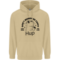 Capybara Be Cappy Funny Mens 80% Cotton Hoodie Sand