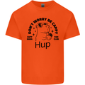 Capybara Be Cappy Funny Mens Cotton T-Shirt Tee Top Orange