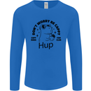 Capybara Be Cappy Funny Mens Long Sleeve T-Shirt Royal Blue