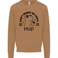 Capybara Be Cappy Funny Mens Sweatshirt Jumper Caramel Latte