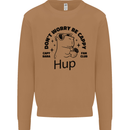Capybara Be Cappy Funny Mens Sweatshirt Jumper Caramel Latte