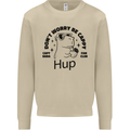 Capybara Be Cappy Funny Mens Sweatshirt Jumper Sand