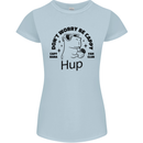 Capybara Be Cappy Funny Womens Petite Cut T-Shirt Light Blue