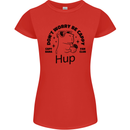 Capybara Be Cappy Funny Womens Petite Cut T-Shirt Red