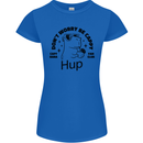 Capybara Be Cappy Funny Womens Petite Cut T-Shirt Royal Blue