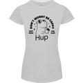 Capybara Be Cappy Funny Womens Petite Cut T-Shirt Sports Grey