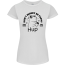 Capybara Be Cappy Funny Womens Petite Cut T-Shirt White