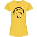 Capybara Be Cappy Funny Womens Petite Cut T-Shirt Yellow