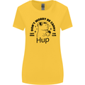 Capybara Be Cappy Funny Womens Wider Cut T-Shirt Yellow