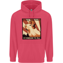 Capybara Comrade Childrens Kids Hoodie Heliconia