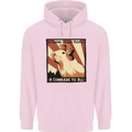 Capybara Comrade Childrens Kids Hoodie Light Pink