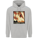 Capybara Comrade Childrens Kids Hoodie Sports Grey