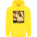 Capybara Comrade Childrens Kids Hoodie Yellow