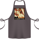 Capybara Comrade Cotton Apron 100% Organic Dark Grey