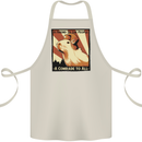 Capybara Comrade Cotton Apron 100% Organic Natural