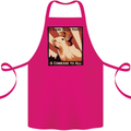 Capybara Comrade Cotton Apron 100% Organic Pink