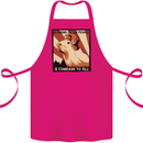 Capybara Comrade Cotton Apron 100% Organic Pink