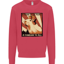 Capybara Comrade Kids Sweatshirt Jumper Heliconia