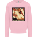 Capybara Comrade Kids Sweatshirt Jumper Light Pink