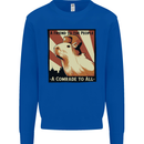 Capybara Comrade Kids Sweatshirt Jumper Royal Blue