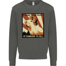 Capybara Comrade Kids Sweatshirt Jumper Storm Grey