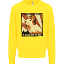 Capybara Comrade Kids Sweatshirt Jumper Yellow