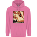 Capybara Comrade Mens 80% Cotton Hoodie Azelea