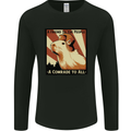 Capybara Comrade Mens Long Sleeve T-Shirt Black